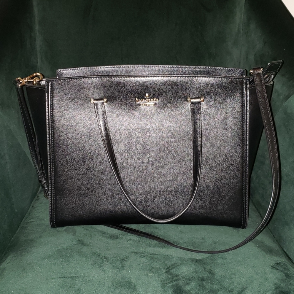 Kate Spade Black Tote Style Purse